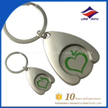 Custom design special shape low price metal key chain